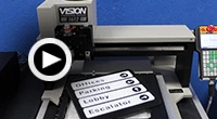 click to play Fast Forward Reversed Engraved Way Finding Sign video