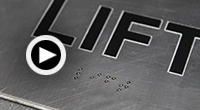 Click Here To Watch A Quick Tip Video On Making An Aluminum ADA Braille Sign.