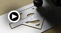 click to play Aluminum Super Dad Cut-Out video