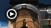 click to play 2550 CNC Router Print-To-Cut Sign Foam video.