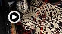 click to play Mardi Gras Plaque Video.