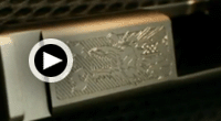 Click to play Hand Gun Slide Engraving Video